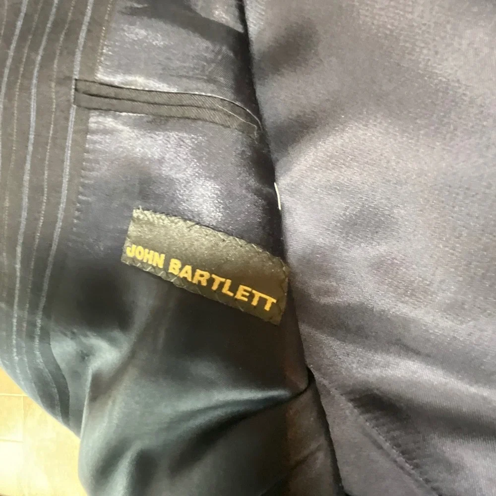 John Bartlett By Jack Victor Espirit Mens Charcoal Wool‎ Suit Jacket Blazer 40 R